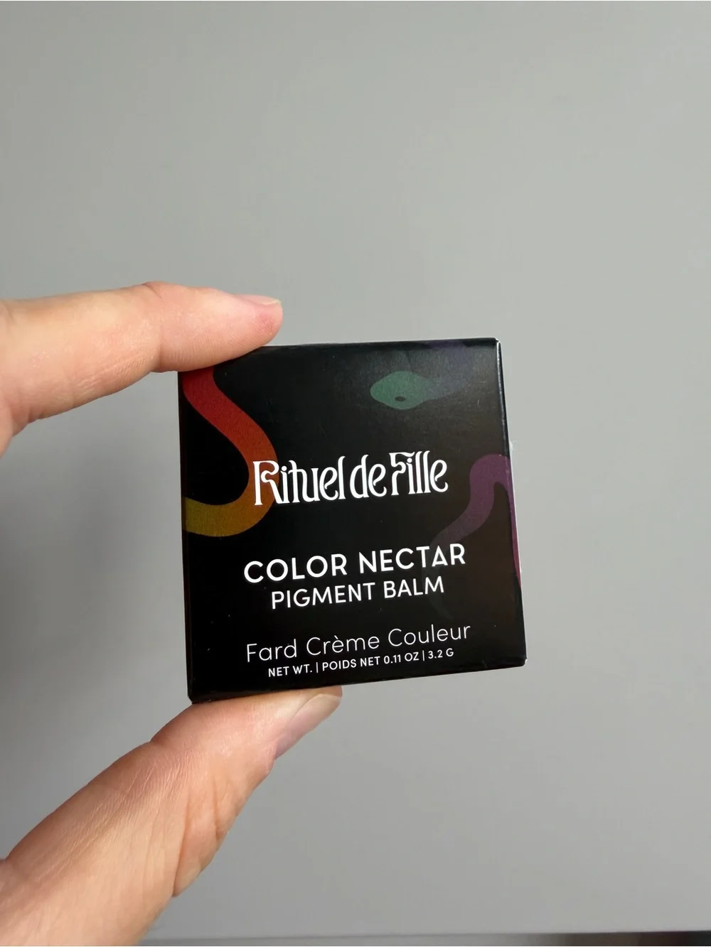 Rituel de Fille color nectar pigment balm in Ghost Flower antique rose shade